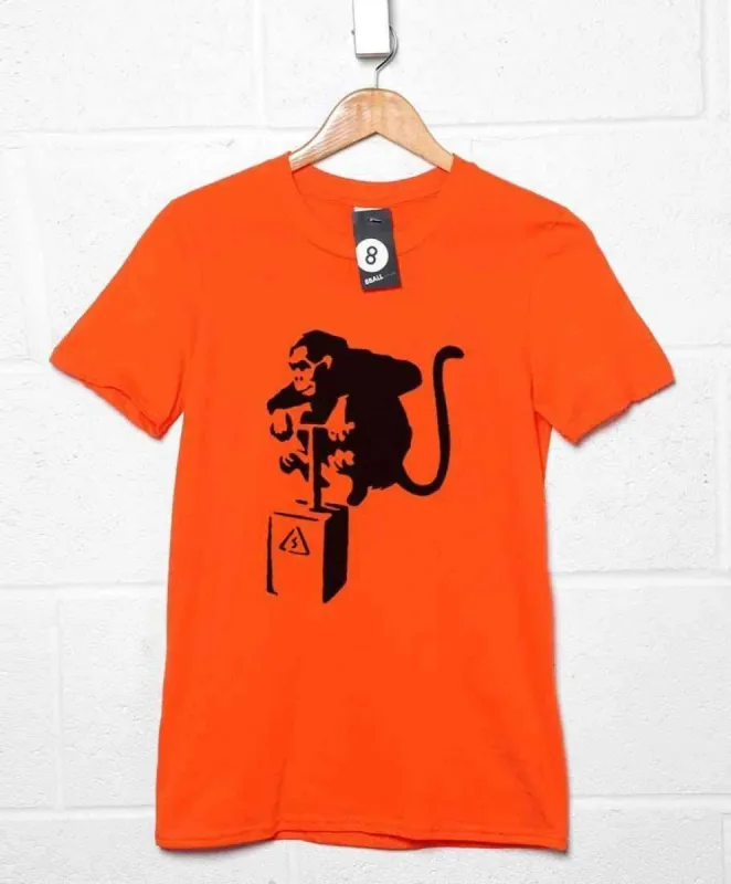 Banksy Detonator Monkey T-Shirt sold by 8Ball