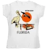 Retro Daytona Beach Womens Fitted T-Shirt sold by 8Ball