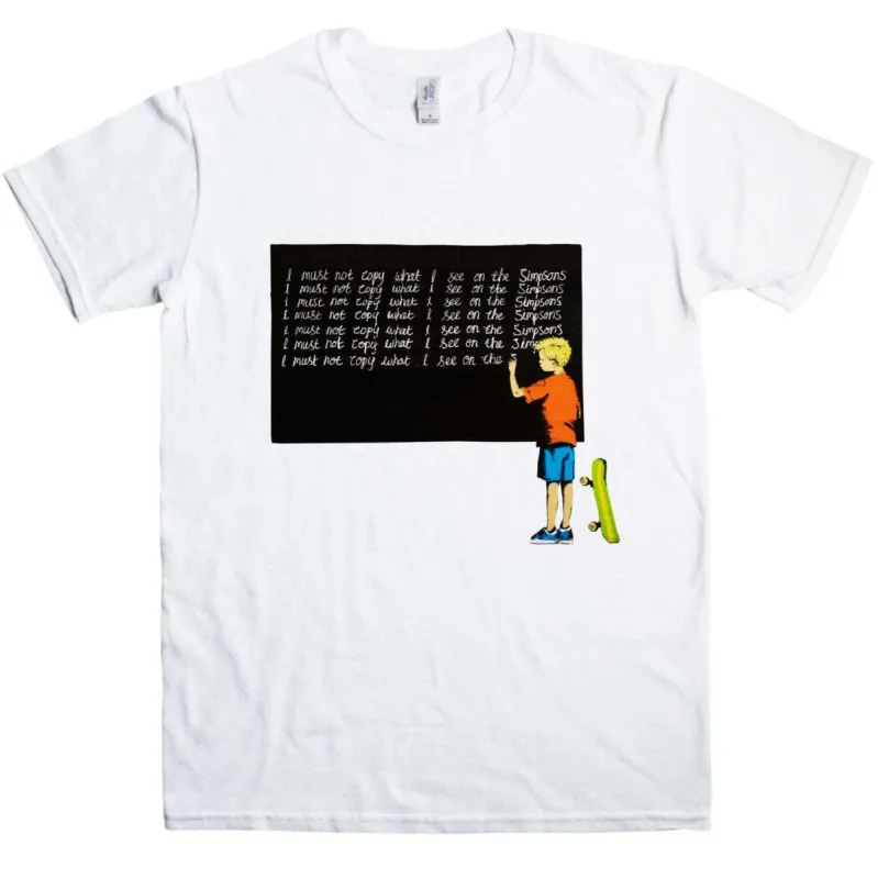 Banksy I Must Not Copy T-Shirt sold by 8Ball