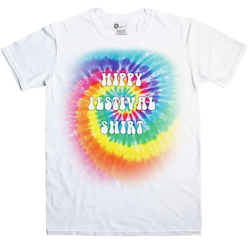 Hippy Festival T-Shirt sold by 8Ball