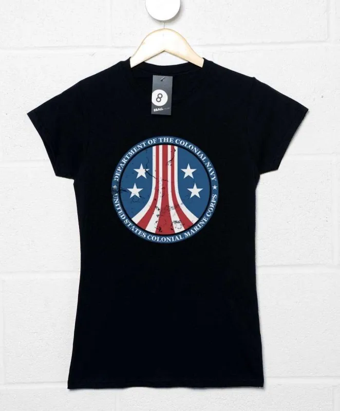 Department of the Colonial Navy Womens T-Shirt sold by 8Ball