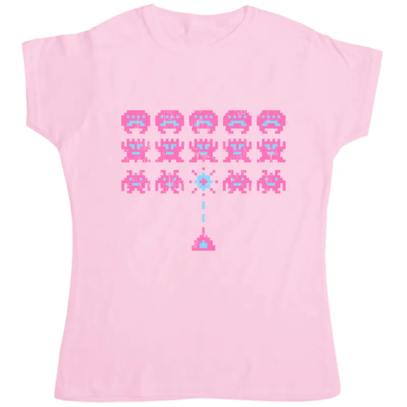 Space Invaders Womens T-Shirt sold by 8Ball