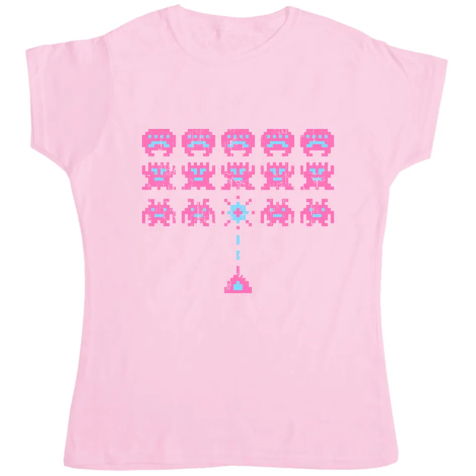 Space Invaders Womens T-Shirt sold by 8Ball