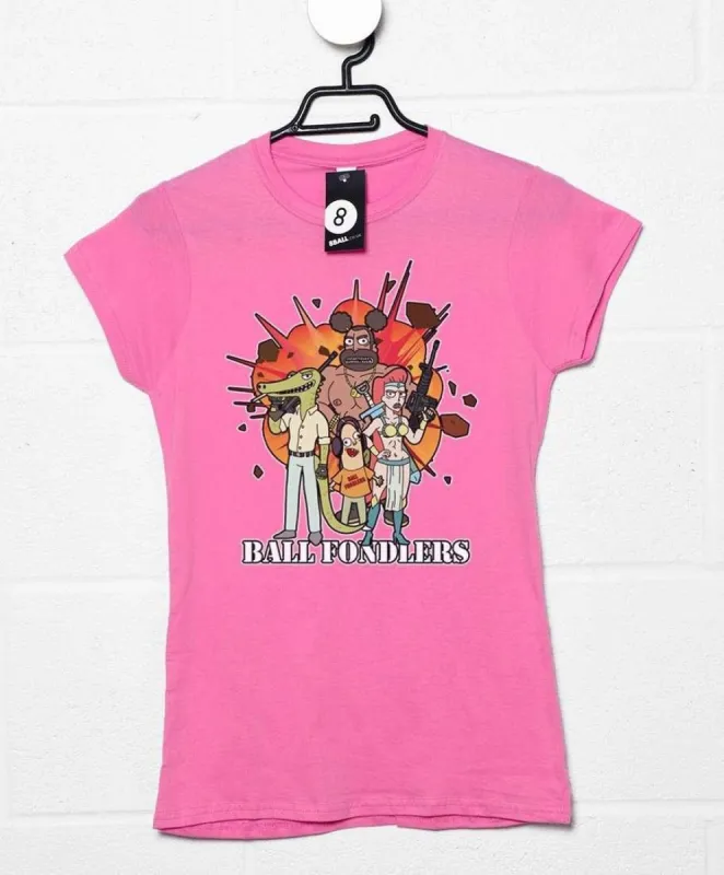 Ball Fondlers Fitted Womens T-Shirt sold by 8Ball