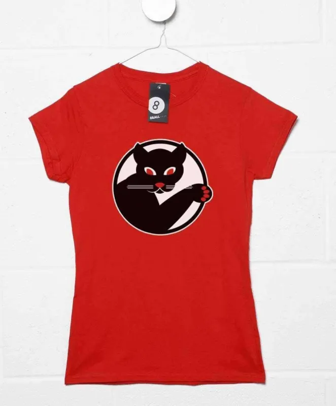 Pussycat Womens Fitted T-Shirt As Worn By Kim Gordon sold by 8Ball