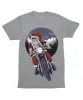 Holiday Rider Santa Unisex Christmas T-Shirt sold by 8Ball
