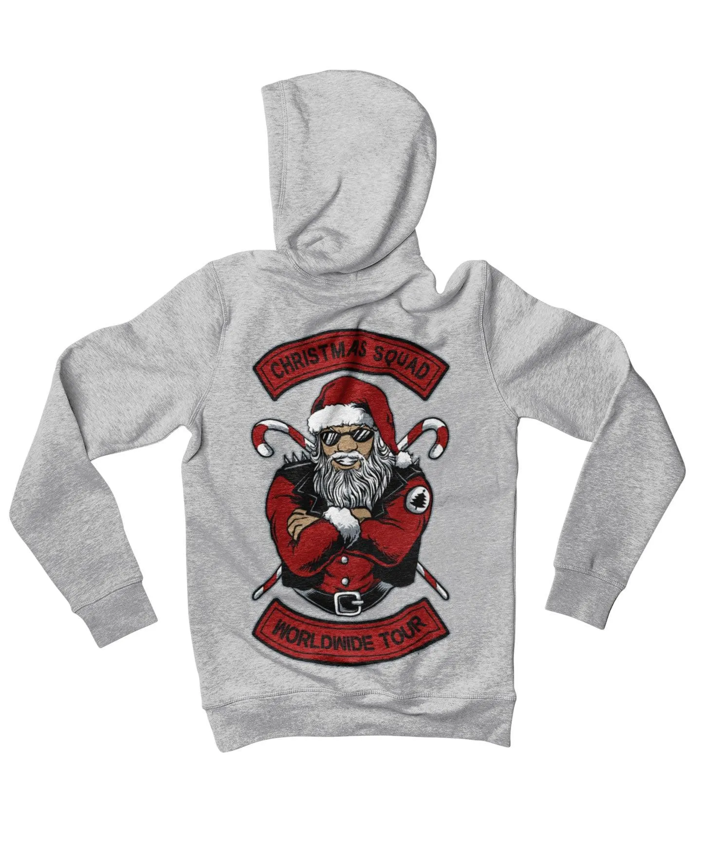 Christmas Squad Worldwide Tour Santa Back Printed Christmas Hoodie sold by 8Ball product image thumbnail 4
