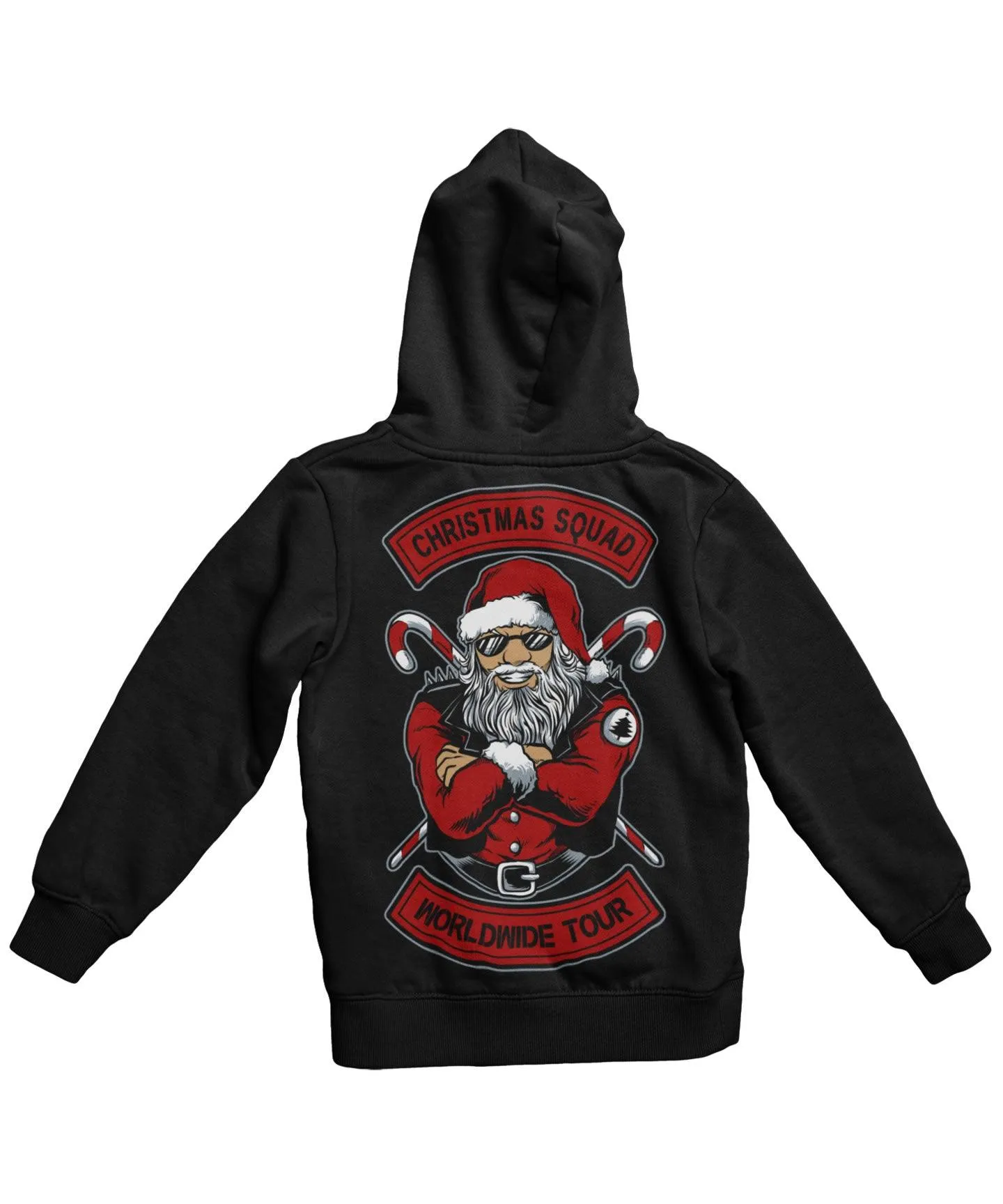 Christmas Squad Worldwide Tour Santa Back Printed Christmas Hoodie sold by 8Ball product image thumbnail 2