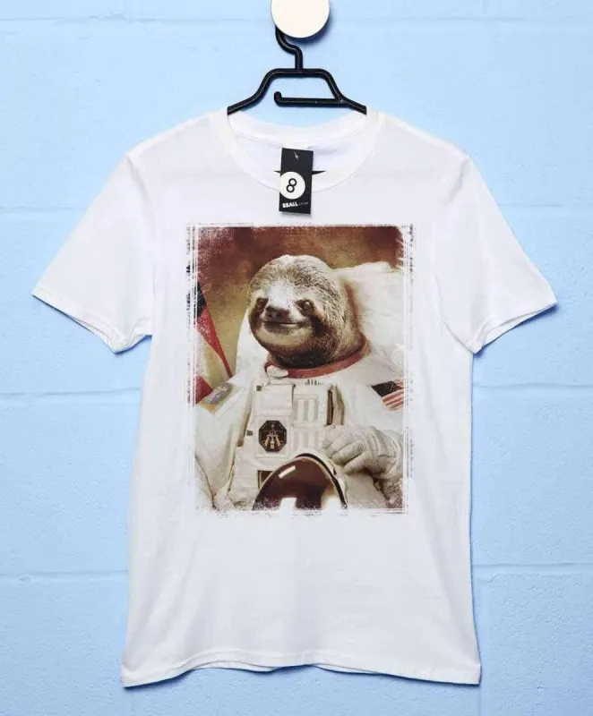 Astronaut Sloth T-Shirt sold by 8Ball
