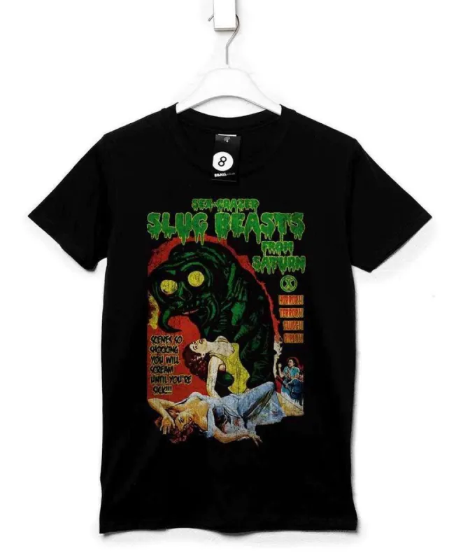 Deathray B Movie Sex Crazed Slugs T-Shirt sold by 8Ball