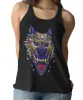 Wolf Head Tattoo Design Adult Womens Vest Top sold by 8Ball