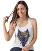 Wolf Head Tattoo Design Adult Womens Vest Top sold by 8Ball