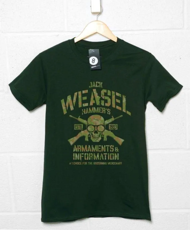 Jack Weasel Hammers T-Shirt sold by 8Ball