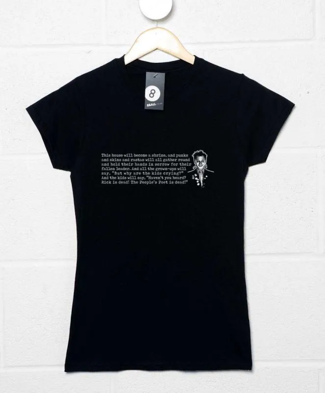 The People's Poet Womens Fitted T-Shirt sold by 8Ball