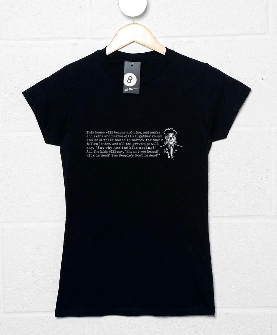The People's Poet Womens Fitted T-Shirt sold by 8Ball