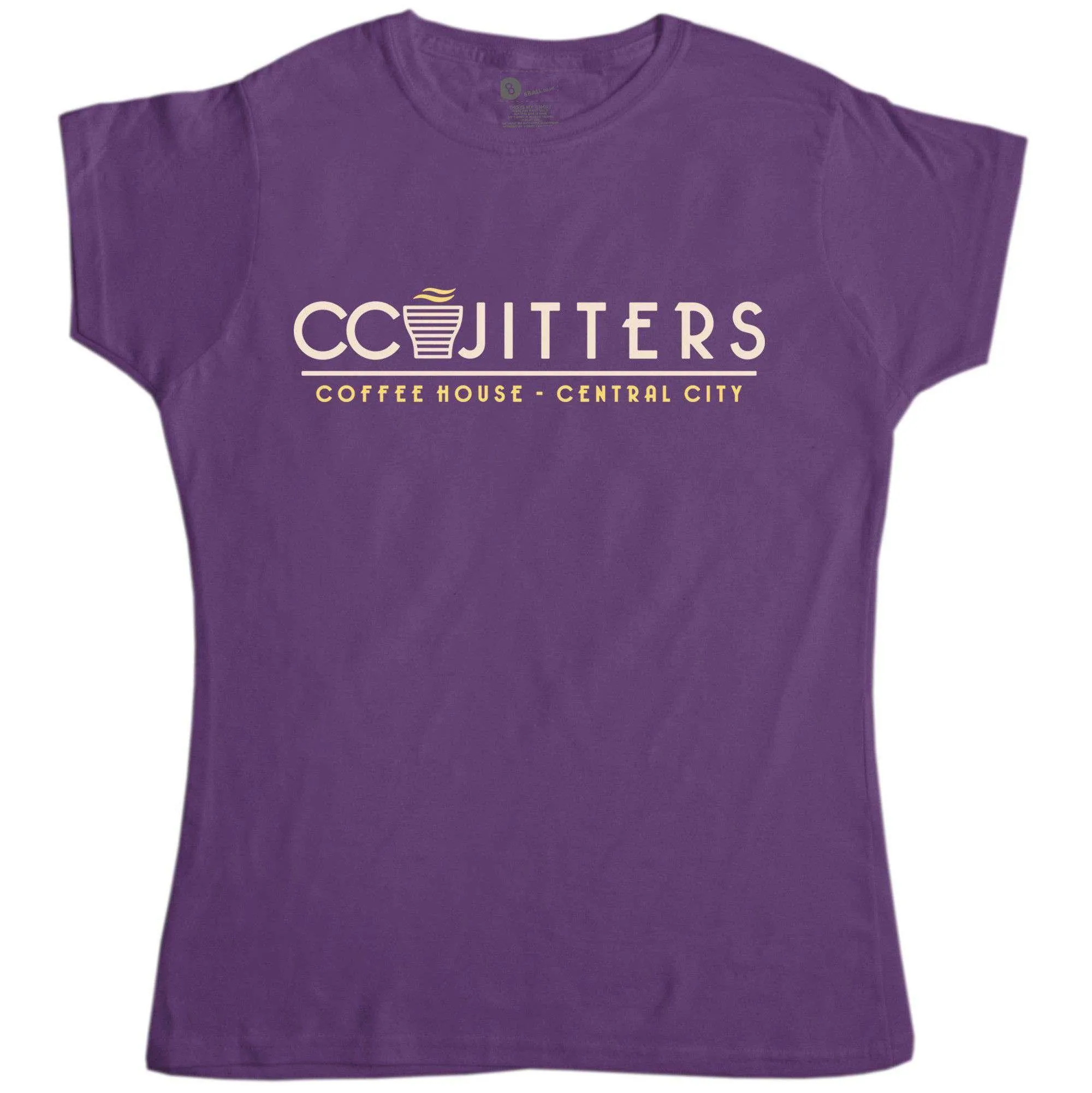 CC Jitters Coffee House T-Shirt for Women sold by 8Ball