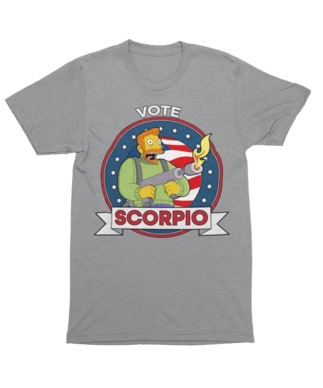 Top Notchy Vote Scorpio T-Shirt sold by 8Ball