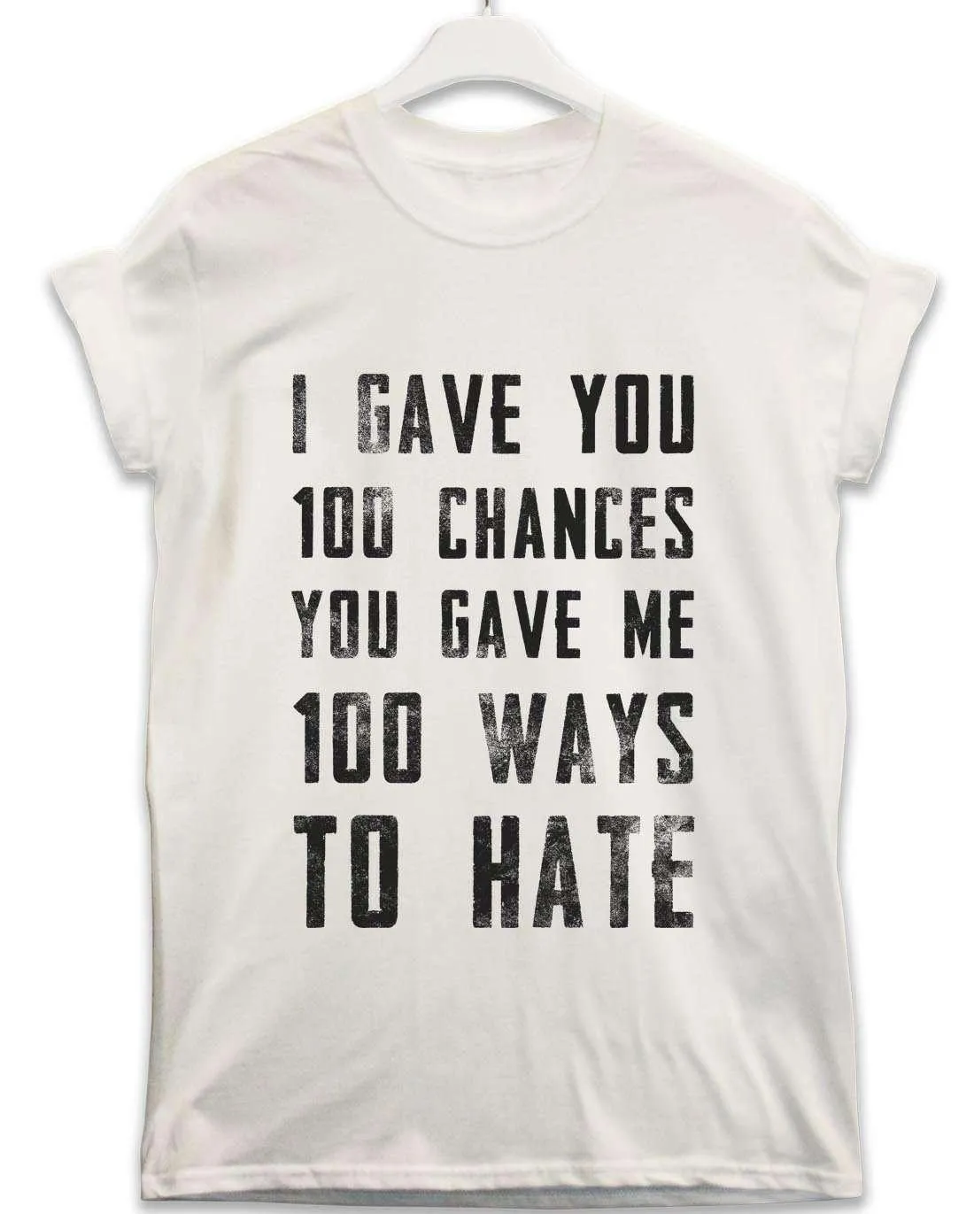 100 Ways to Hate Lyric Quote T-Shirt sold by 8Ball product image thumbnail 3