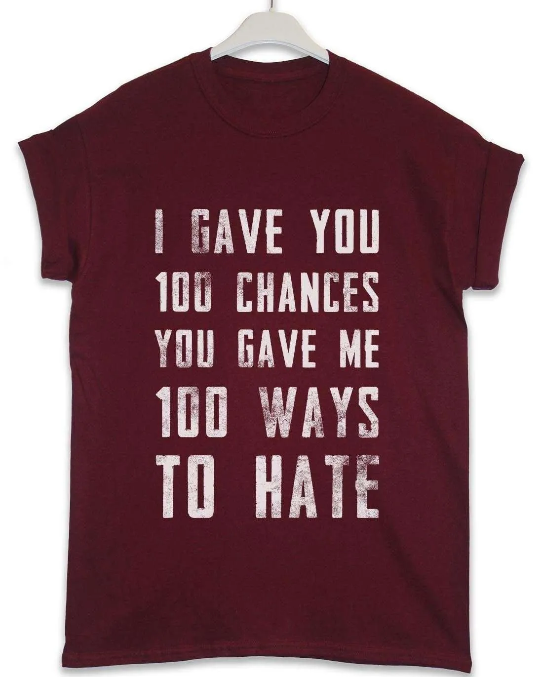 100 Ways to Hate Lyric Quote T-Shirt sold by 8Ball product image thumbnail 2