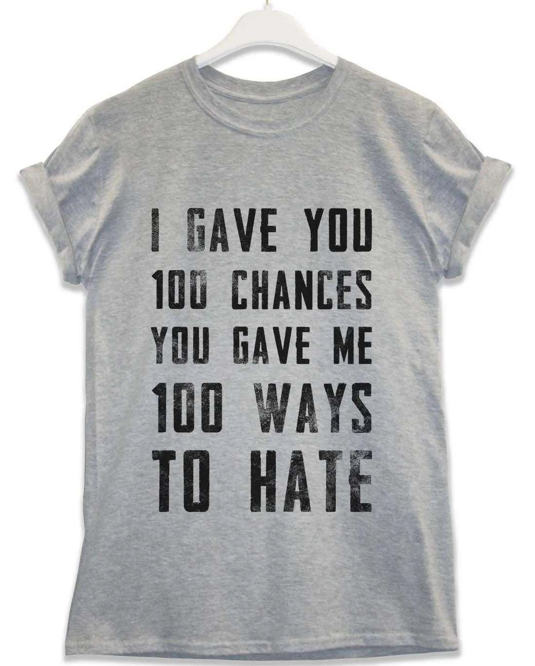 100 Ways to Hate Lyric Quote T-Shirt sold by 8Ball product image thumbnail 4
