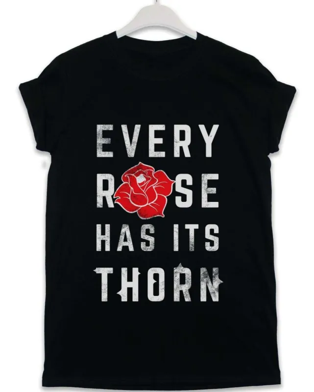 Every Rose Has Its Thorn Lyric Quote T-Shirt sold by 8Ball