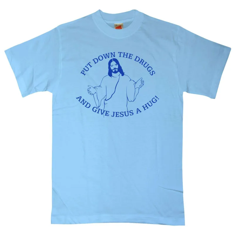 Slogan Give Jesus A Hug T-Shirt sold by 8Ball