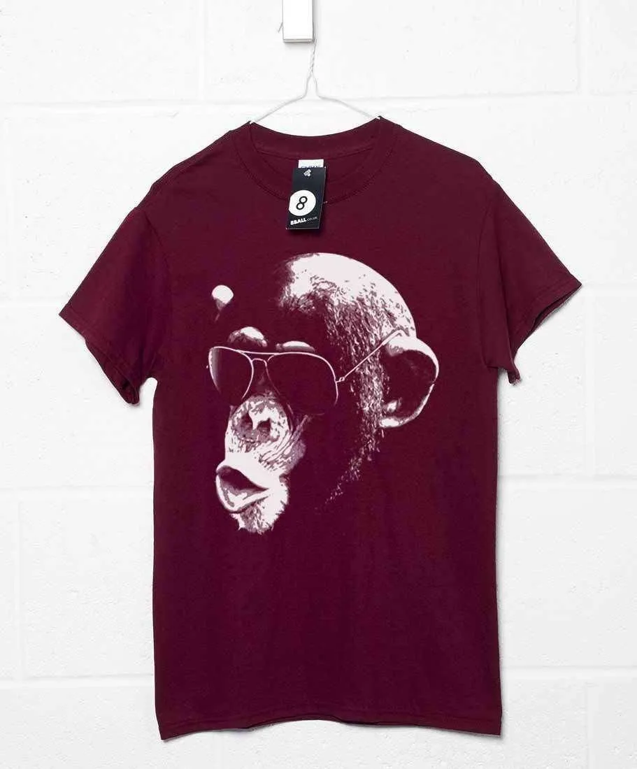 Aviator Chimp T-Shirt sold by 8Ball product image thumbnail 3
