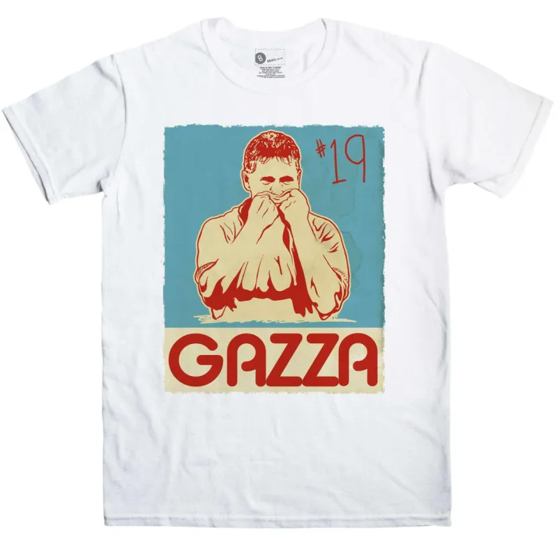 Football Gazza T-Shirt sold by 8Ball