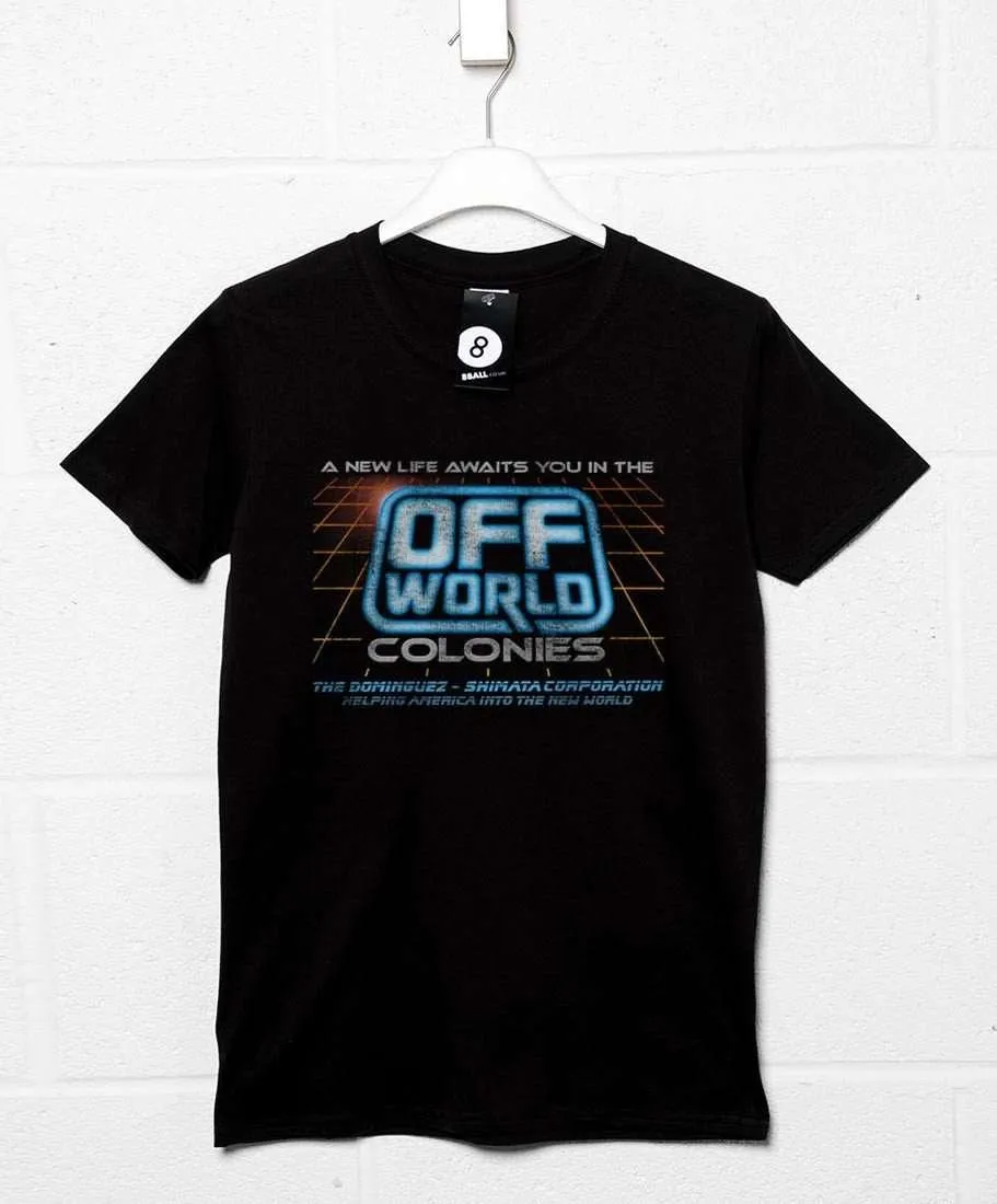 Off World Colonies T-Shirt sold by 8Ball