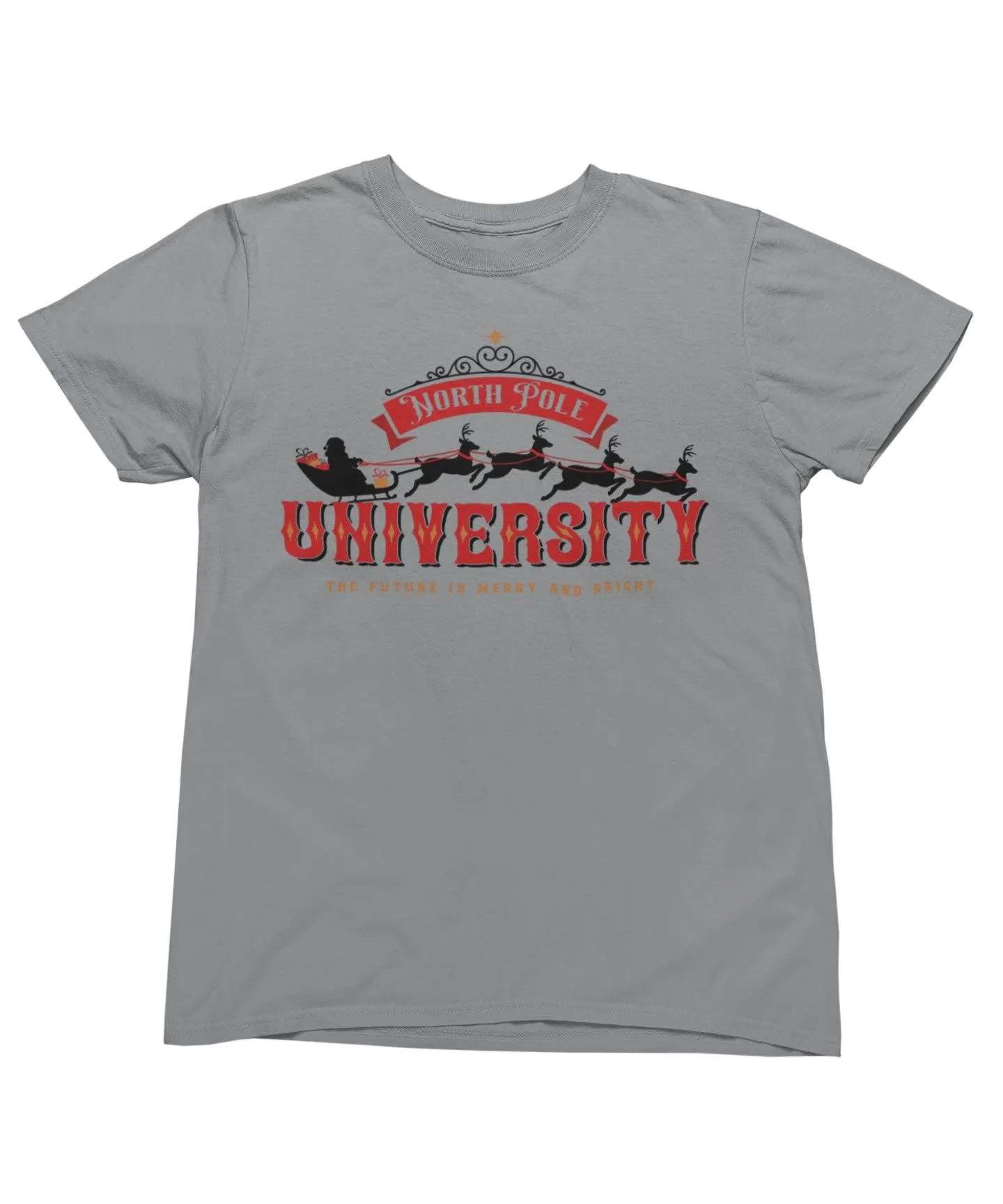 North Pole University Christmas T-Shirt sold by 8Ball product image thumbnail 4