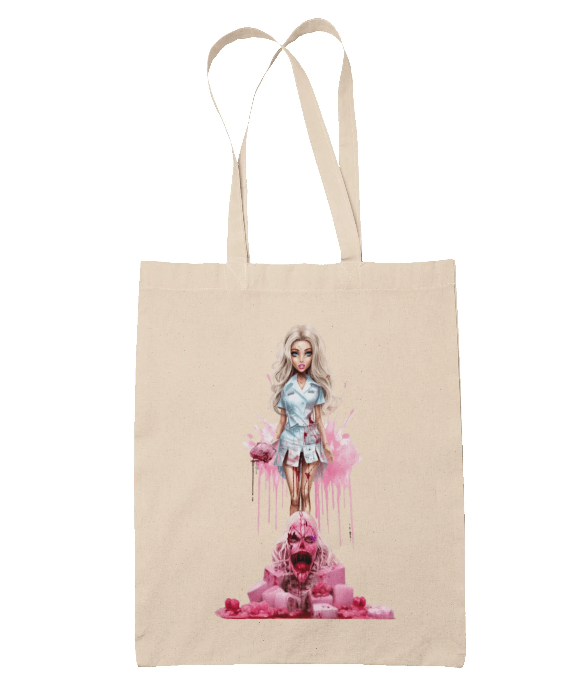 Present Gothic Barbie Tote Bag sold by 8Ball