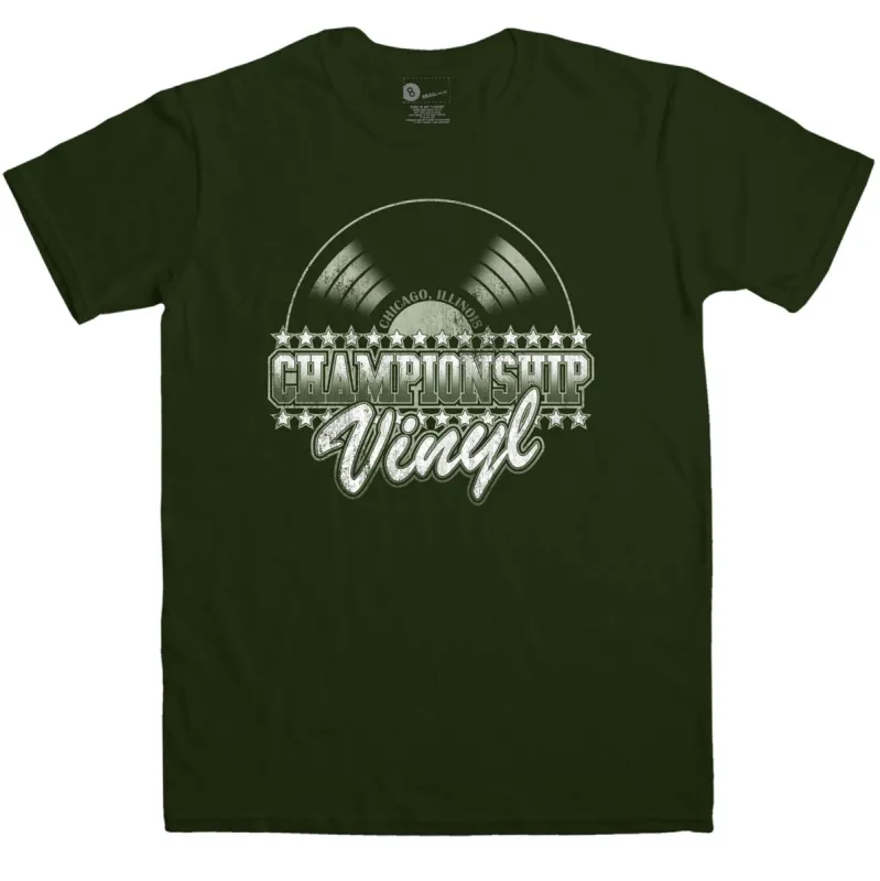 Championship Vinyl T-Shirt sold by 8Ball