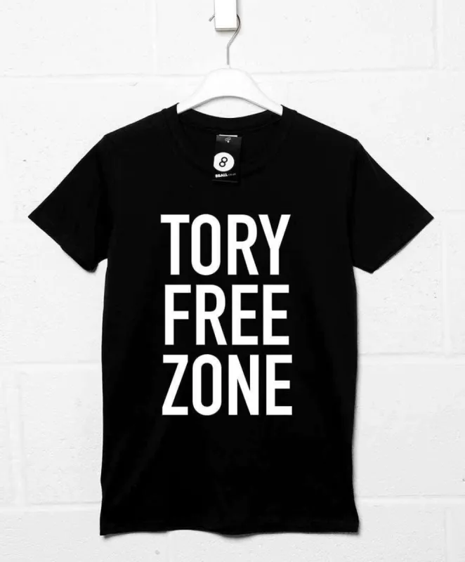Tory Free Zone by Newscrasher T-Shirt sold by 8Ball