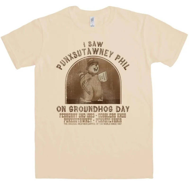 Punxsutawney Phil T-Shirt sold by 8Ball