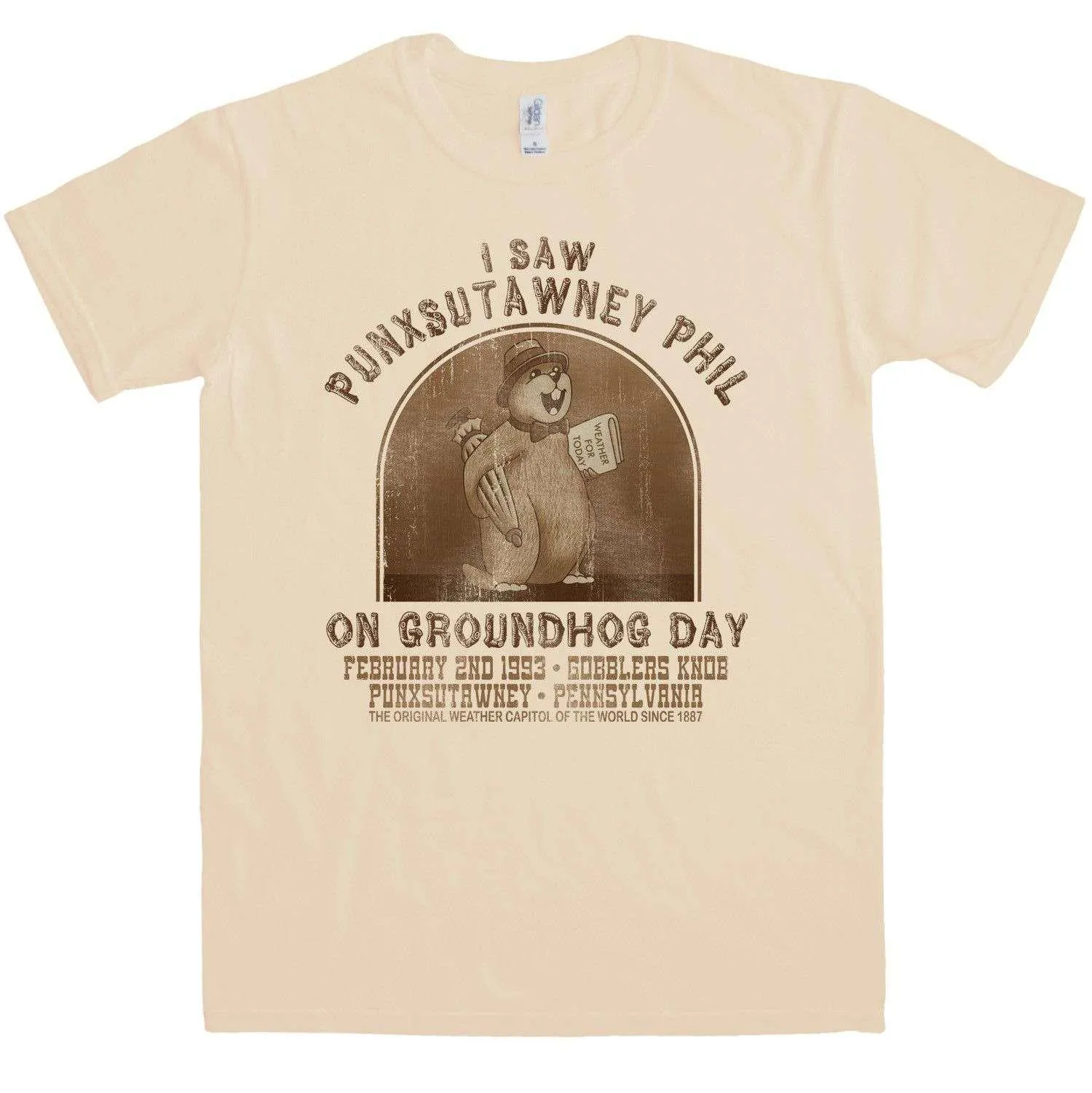 Punxsutawney Phil T-Shirt sold by 8Ball