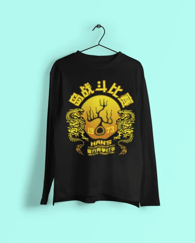 Han's Tournament Competitor Long Sleeve T-Shirt sold by 8Ball