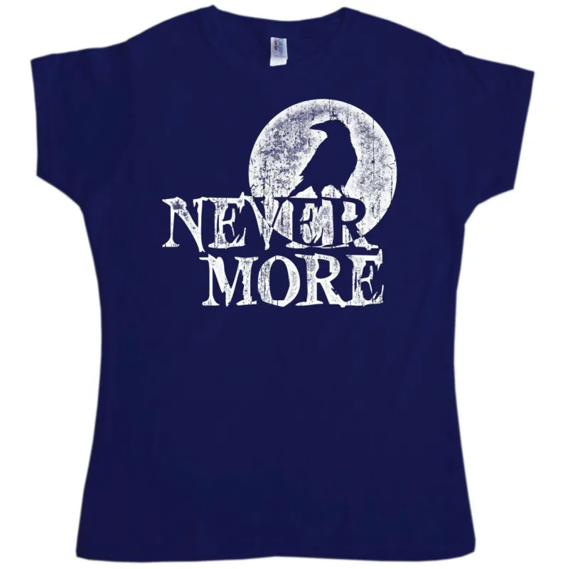 Nevermore Fitted Womens T-Shirt sold by 8Ball