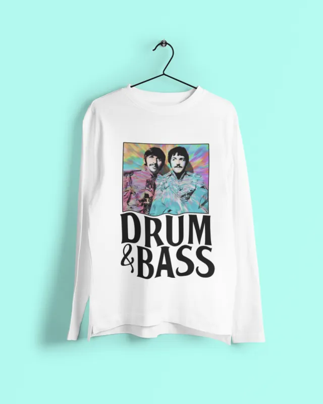 Drum and Bass, Ringo and Paul Long Sleeve T-Shirt made by 8Ball