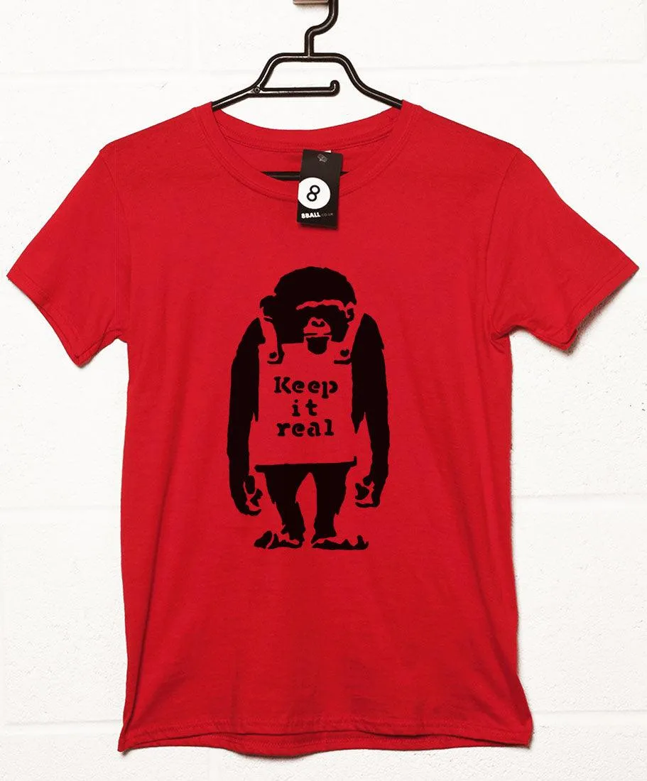 Banksy Keep It Real T-Shirt sold by 8Ball product image thumbnail 3
