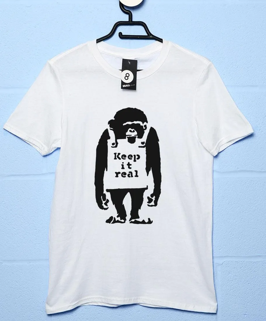 Banksy Keep It Real T-Shirt sold by 8Ball product image thumbnail 4