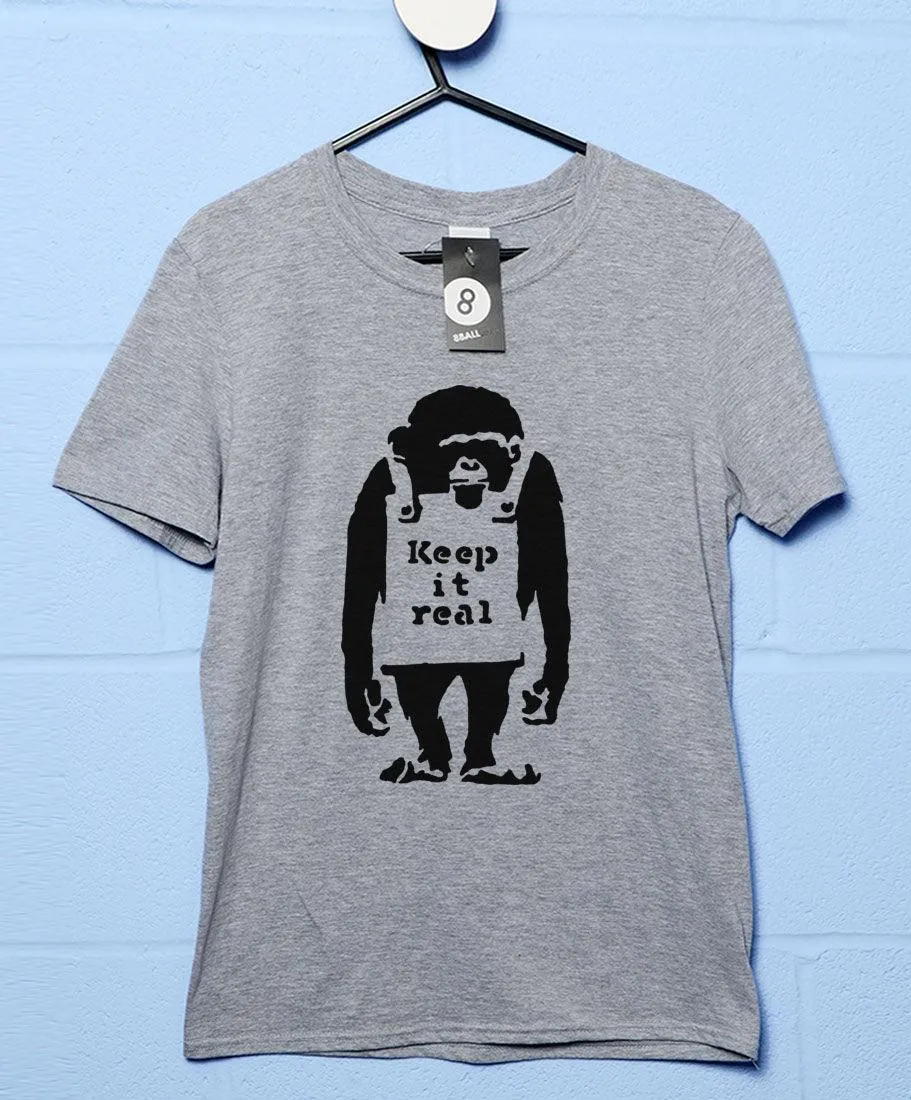 Banksy Keep It Real T-Shirt sold by 8Ball product image thumbnail 5