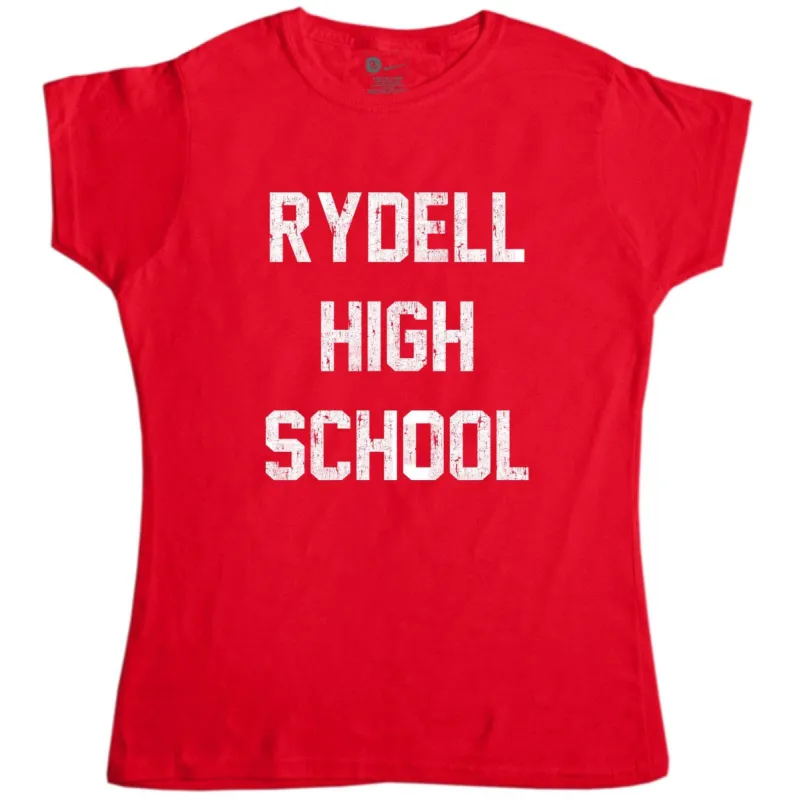 Rydell High Gym And Track Womens Fitted T-Shirt, Inspired By Grease sold by 8Ball