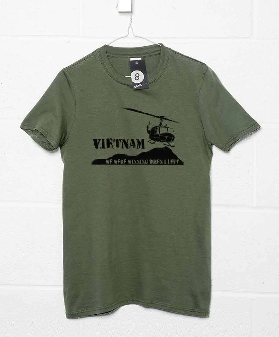 Vietnam We Were Winning When I Left T-Shirt sold by 8Ball