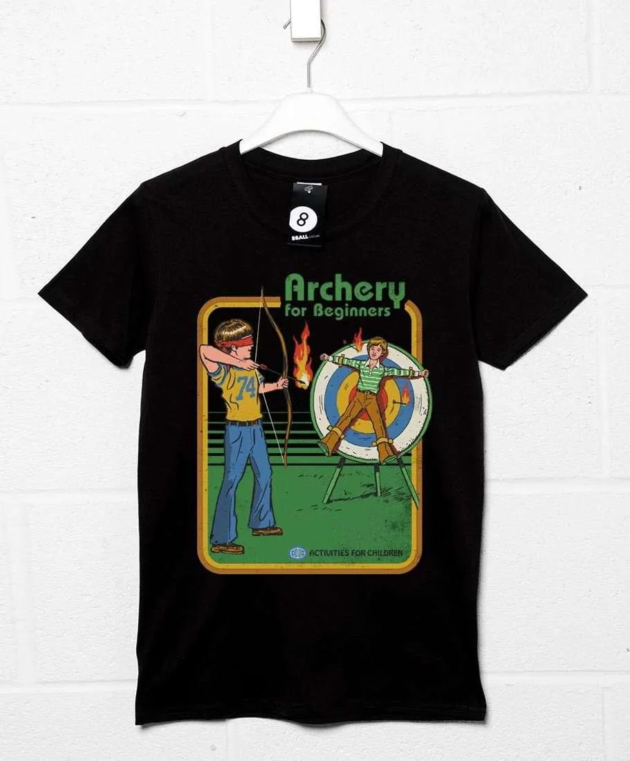 Steven Rhodes Archery for Beginners T-Shirt sold by 8Ball
