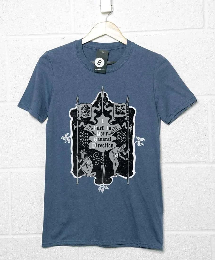 Fart Direction Heraldry T-Shirt sold by 8Ball product image thumbnail 2