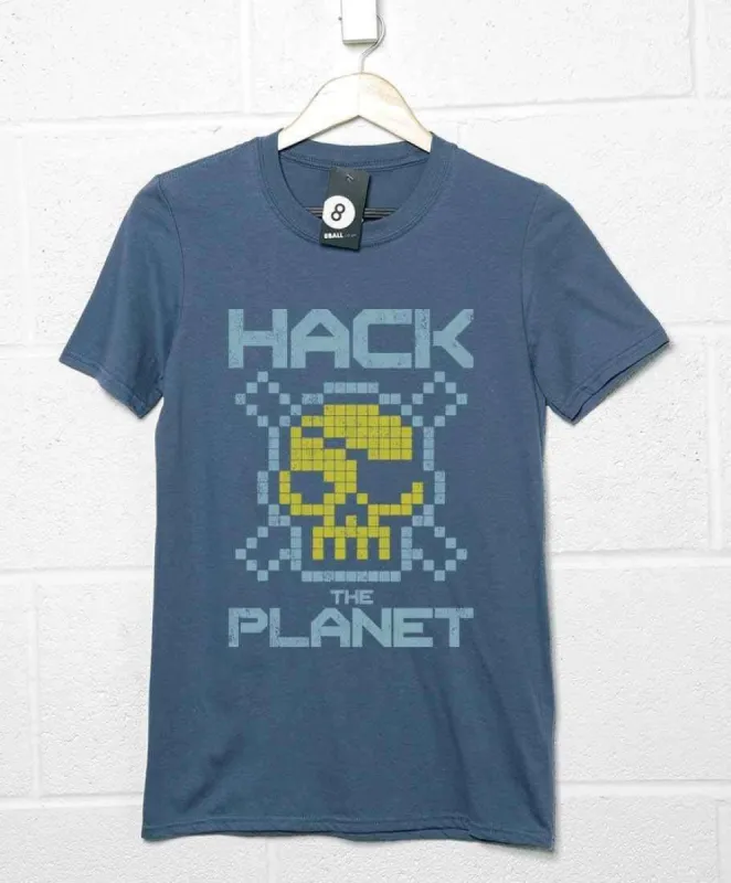 Hack The Planet T-Shirt sold by 8Ball