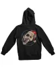 Demon Skull Santa Back Printed Christmas Hoodie sold by 8Ball