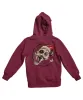 Demon Skull Santa Back Printed Christmas Hoodie sold by 8Ball
