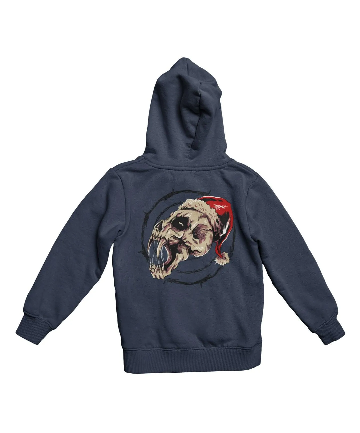 Demon Skull Santa Back Printed Christmas Hoodie sold by 8Ball product image thumbnail 2