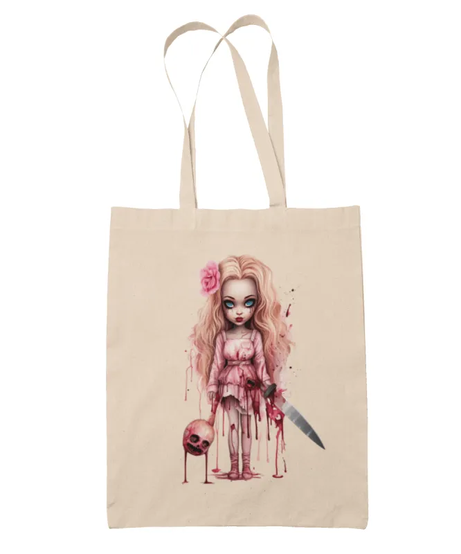 Murderous Gothic Barbie Tote Bag sold by 8Ball